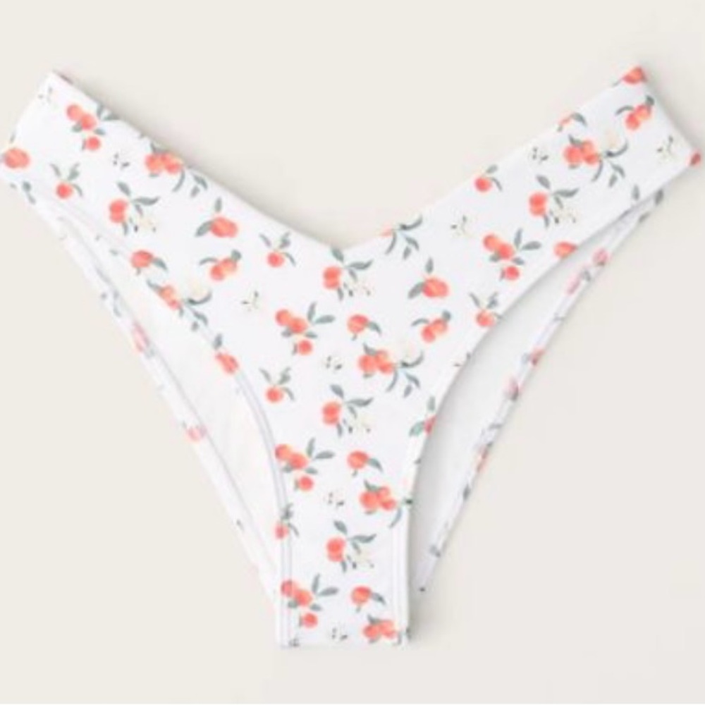 NWT 🍑 A&F High Leg Cheeky Peach Bikini Bottoms